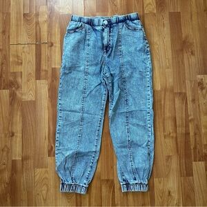 Acid Wash Blue Jeans